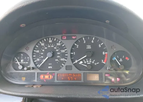 2001 BMW 325I из США, поврежденный, VIN WBAAN37441NJ11457